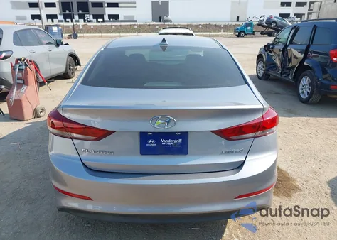 2017 Hyundai Elantra Limited z USA, uszkodzony, nr VIN 5NPD84LF3HH018847